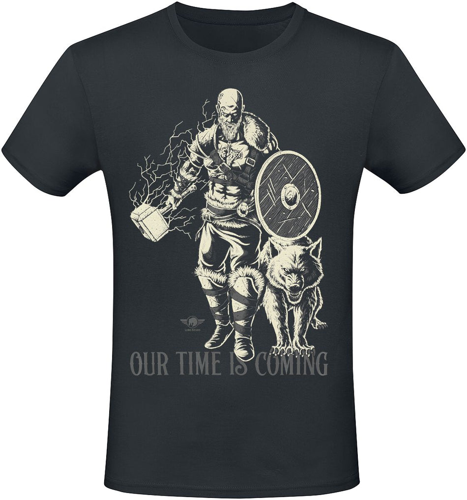 T-Shirt Manches courtes  de Lobo Negro - Our Time Is Coming - S à XXL - pour Homme - noir - Lobo Negro