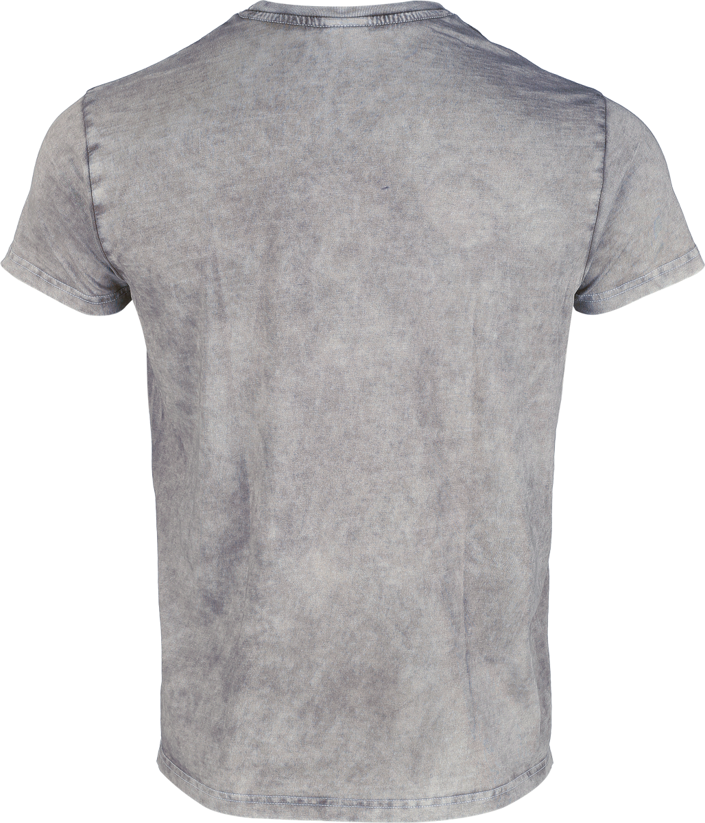 T-Shirt Manches courtes  de Lobo Negro - Valhalla Is Calling - S à 4XL - pour Homme - gris chiné - Lobo Negro - View 2