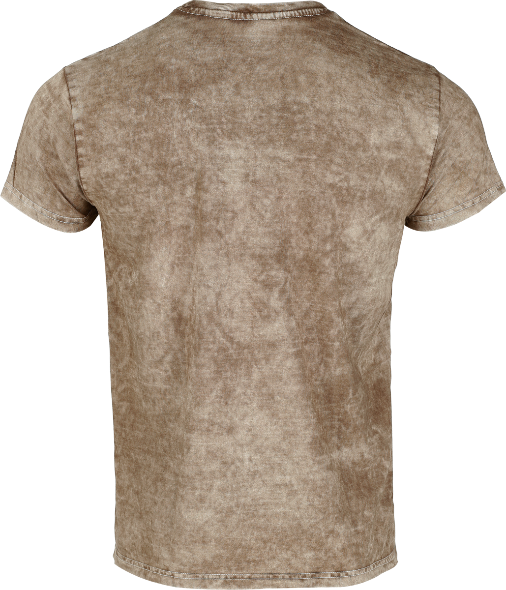 T-Shirt Manches courtes  de Lobo Negro - Fight For Glory - S à 4XL - pour Homme - marron - Lobo Negro - View 2