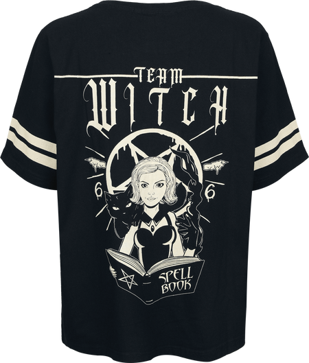 T-Shirt Manches courtes Gothic de Heartless - Team Witch Top - S à XL - pour Femme - noir - Heartless - View 2
