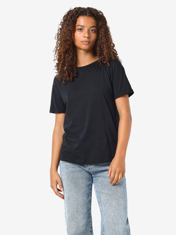 T-Shirt Manches courtes  de Noisy May - NMBRANDY S/S TOP NOOS - XS à M - pour Femme - noir - Noisy May - View 2