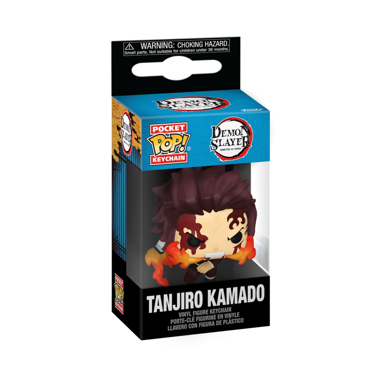 Porte-Clefs Pocket Pop!  de Demon Slayer - Tanjiro (Dancing Flash) - Pocket Pop! - pour Unisexe - Standard - Demon Slayer - View 2