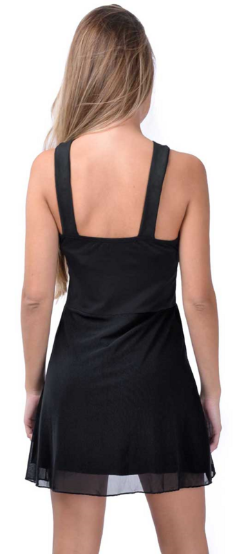 Robe courte  de Outer Vision - Valencia - Robe - S à XXL - pour Femme - noir - Outer Vision - View 2