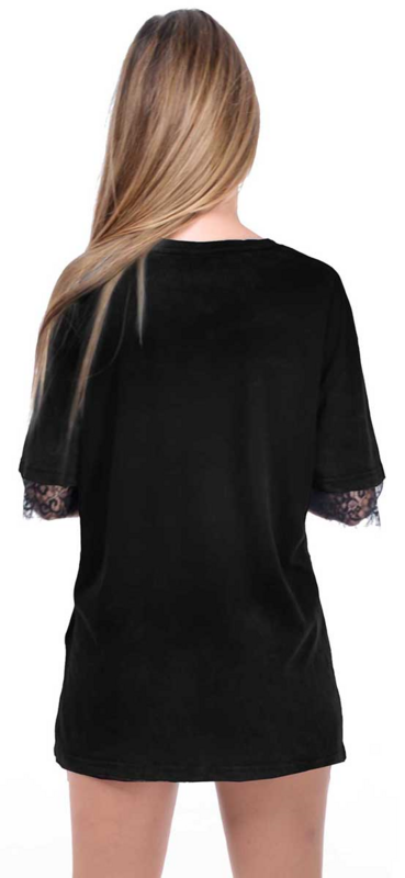 T-Shirt Manches courtes  de Alchemy England - Cat Ghost - T-Shirt - M à L - pour Femme - noir - Alchemy England - View 2