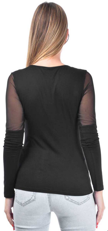 T-shirt manches longues  de Alchemy England - Second Sight - Haut - S à XXL - pour Femme - noir - Alchemy England - View 2