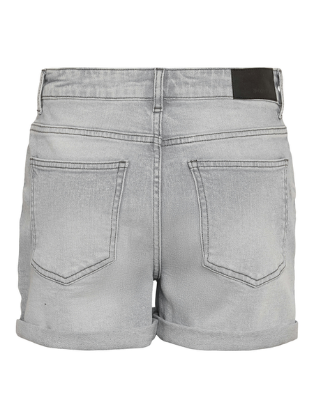 Short  de Noisy May - NMMONI HW DNM SHORTS AZ277LG NOOS - XS à XL - pour Femme - gris - Noisy May - View 2