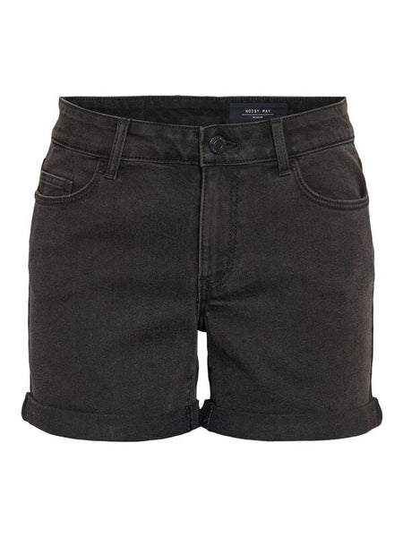 Short  de Noisy May - NMDEBBY NW SLIM SHORTS VI519BL NOOS - XS à S - pour Femme - noir - Noisy May