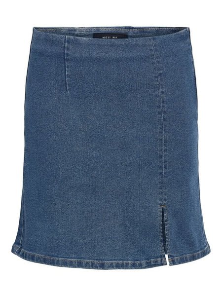 Jupe courte  de Noisy May - NMDEBBY NM SLIM SKIRT VI518MB NOOS - XS à M - pour Femme - bleu - Noisy May