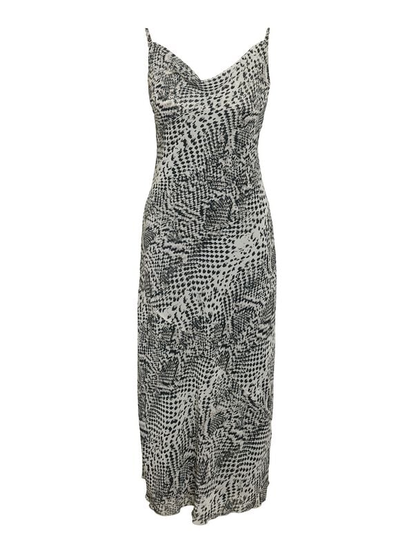 Robe longue  de Noisy May - NMAMIRA SINGLET CHIFFON DRESS NOOS - XS à L - pour Femme - noir/beige - Noisy May