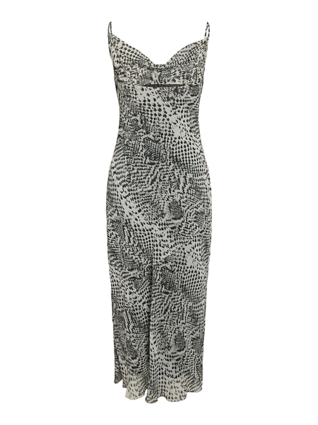 Robe longue  de Noisy May - NMAMIRA SINGLET CHIFFON DRESS NOOS - XS à L - pour Femme - noir/beige - Noisy May - View 2