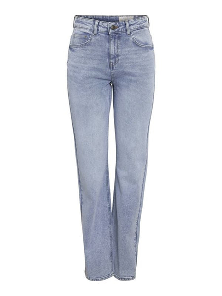 Jean  de Noisy May - NMMONICA HW AZ359LB NOOS - Jean Coupe Droite - W26L32 à W28L34 - pour Femme - bleu - Noisy May