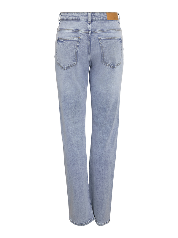 Jean  de Noisy May - NMMONICA HW AZ359LB NOOS - Jean Coupe Droite - W26L32 à W27L34 - pour Femme - bleu - Noisy May - View 2
