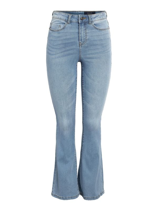 Jean  de Noisy May - NMSALLIE HW VI162LB FWD NOOS - Jean pattes D'Eph - W25L32 à W27L32 - pour Femme - bleu - Noisy May