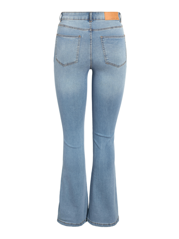 Jean  de Noisy May - NMSALLIE HW VI162LB FWD NOOS - Jean pattes D'Eph - W25L32 à W27L32 - pour Femme - bleu - Noisy May - View 2