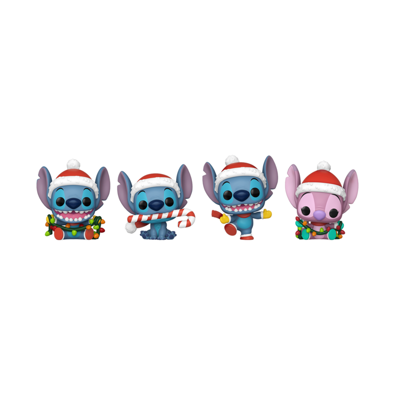 Porte-Clefs Pocket Pop! Disney de Lilo & Stitch - Tree Box - Pocket Pop! (Lot de 4) - pour Unisexe - Standard - Lilo & Stitch - View 2