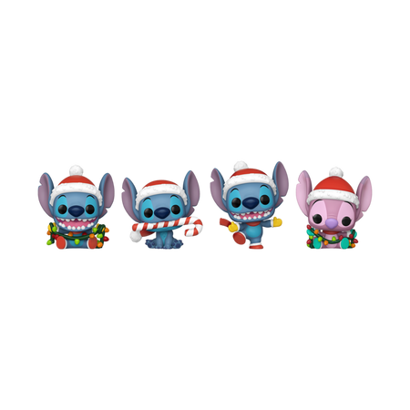 Porte-Clefs Pocket Pop! Disney de Lilo & Stitch - Tree Box - Pocket Pop! (Lot de 4) - pour Unisexe - Standard - Lilo & Stitch - View 2