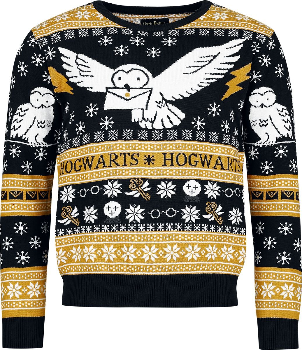 Pull de Noël  de Harry Potter - Hedwige - S à 3XL - pour Unisexe - multicolore - Harry Potter
