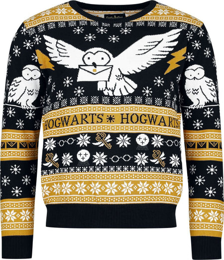 Pull de Noël  de Harry Potter - Hedwige - S à 3XL - pour Unisexe - multicolore - Harry Potter