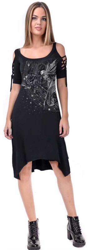 Robe mi-longue  de Alchemy England - Faerie - Robe - S à XXL - pour Femme - noir - Alchemy England