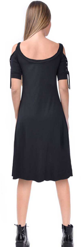 Robe mi-longue  de Alchemy England - Faerie - Robe - S à XXL - pour Femme - noir - Alchemy England - View 2