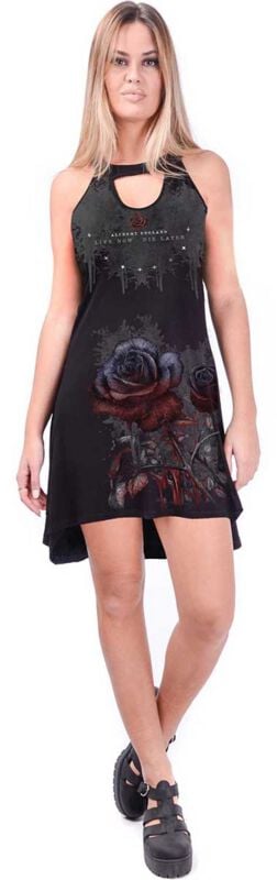 Robe courte Gothic de Alchemy England - Celine - Robe - S à XL - pour Femme - noir - Alchemy England