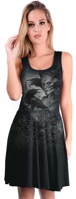 Robe courte  de Alchemy England - Viana - Robe - S à XXL - pour Femme - noir - Alchemy England