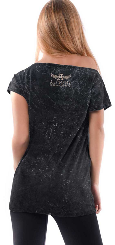 T-Shirt Manches courtes  de Alchemy England - Corvus Queen - T-Shirt - S à 3XL - pour Femme - gris - Alchemy England - View 2