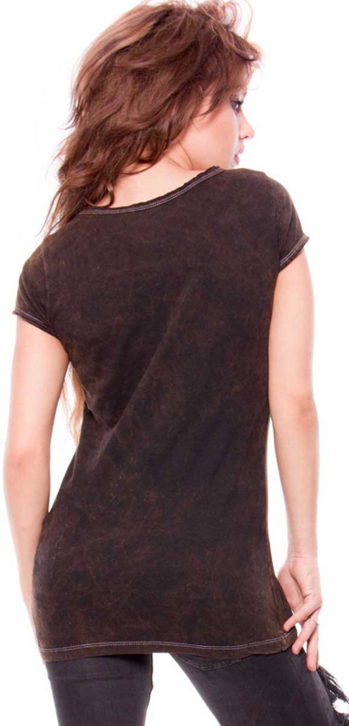 T-Shirt Manches courtes  de Alchemy England - Cat Ghost - T-Shirt - S à XXL - pour Femme - marron - Alchemy England - View 2