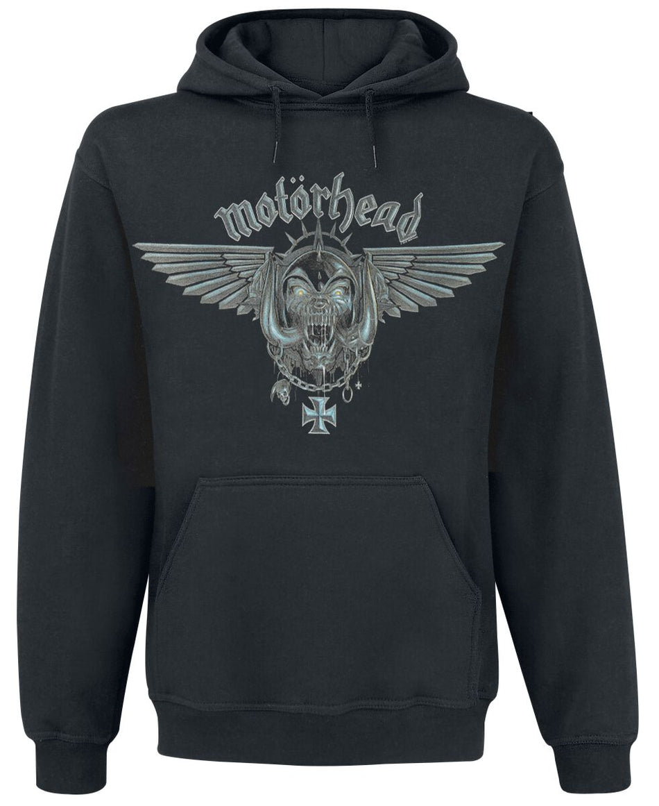 Sweat-shirt à capuche  de Motörhead - Winged Warpig - S à XXL - pour Homme - noir - Motörhead