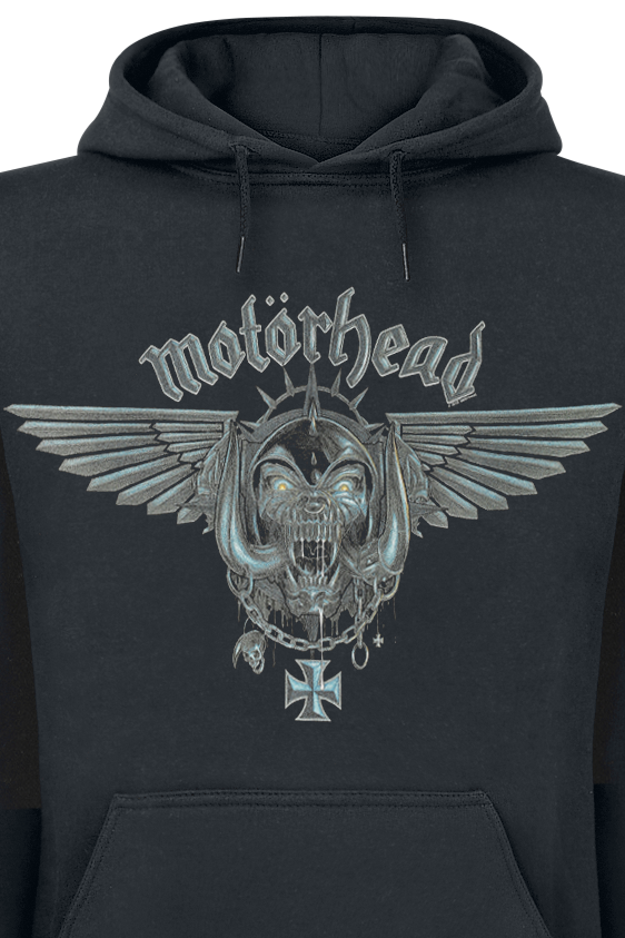 Sweat-shirt à capuche  de Motörhead - Winged Warpig - S à XXL - pour Homme - noir - Motörhead - View 2