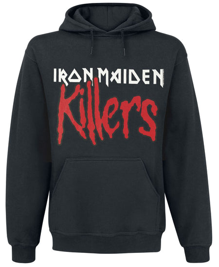 Sweat-shirt à capuche  de Iron Maiden - Killers Logo - S à XXL - pour Homme - noir - Iron Maiden