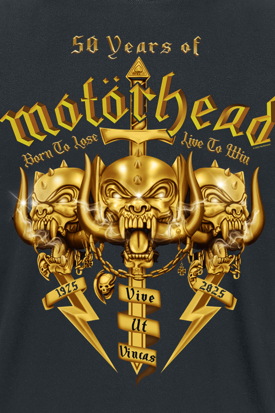 Sweat-shirt à capuche  de Motörhead - 50 Years Of Motörhead - S à XXL - pour Homme - noir - Motörhead - View 2