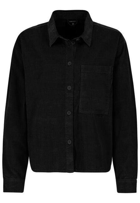 Chemise manches longues  de Sublevel - CORDUROY OVERSIZED BLOUSE - XS à M - pour Femme - noir - Sublevel
