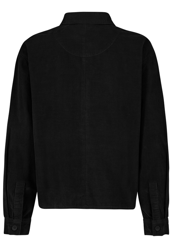Chemise manches longues  de Sublevel - CORDUROY OVERSIZED BLOUSE - XS à M - pour Femme - noir - Sublevel - View 2