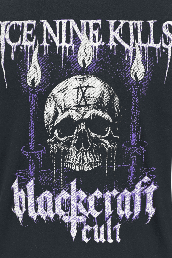 T-Shirt Manches courtes Gothic de Blackcraft Cult - Ice Nine Kills - Bougie Crâne - T-Shirt - S à XXL - pour Homme - noir - Blackcraft Cult - View 2