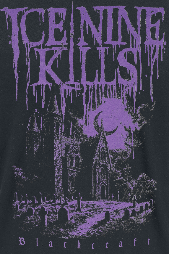 T-Shirt Manches courtes Gothic de Blackcraft Cult - Ice Nine Kills - Purple Night Church - T-shirt - S à XXL - pour Homme - noir - Blackcraft Cult - View 2