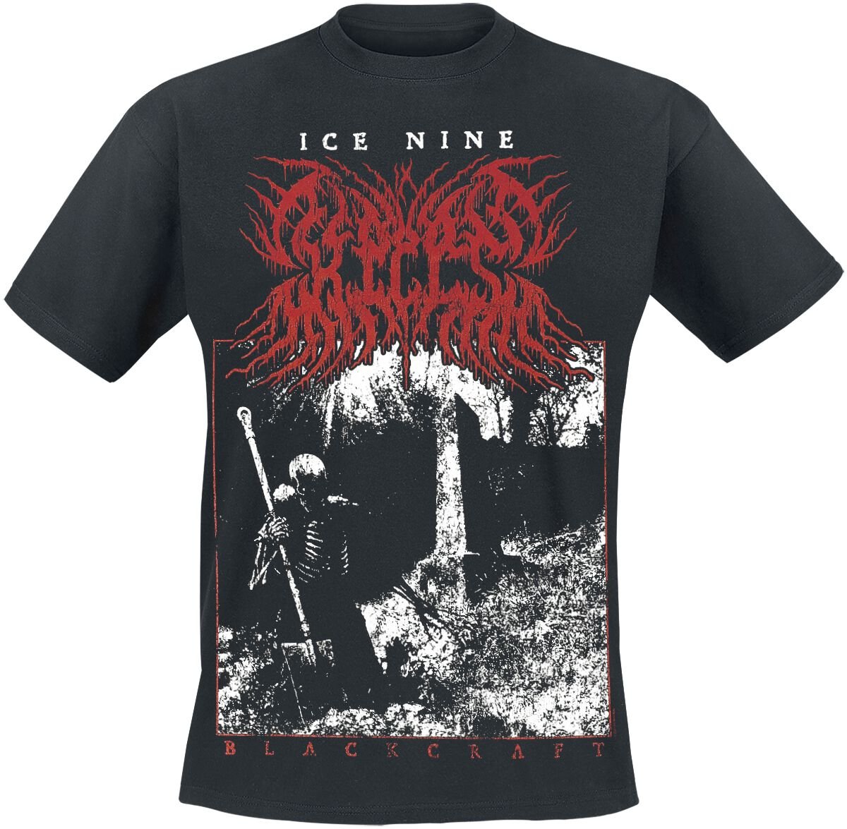 T-Shirt Manches courtes Gothic de Blackcraft Cult - Ice Nine Kills - Grave Digger - T-shirt - S à XXL - pour Homme - noir - Blackcraft Cult