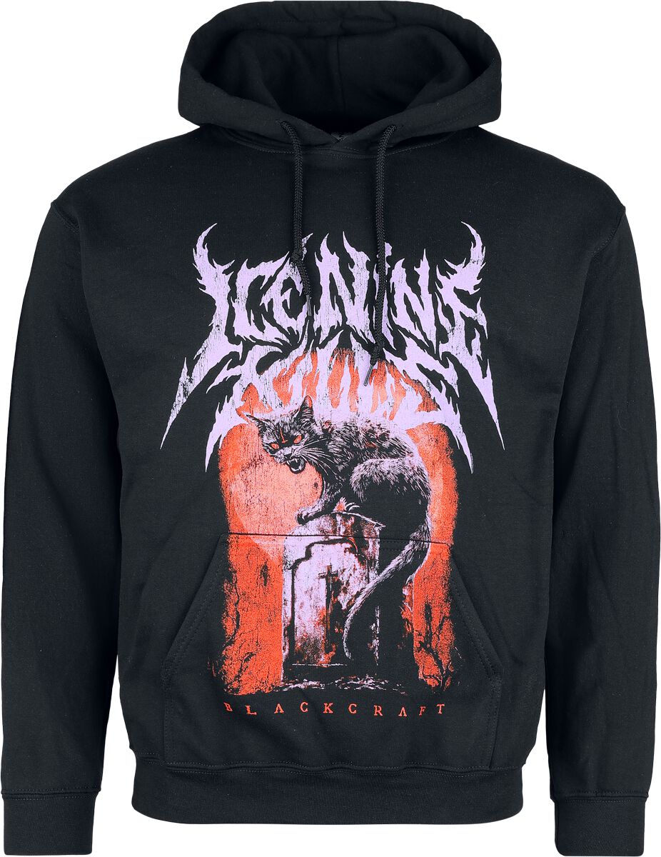 Sweat-shirt à capuche Gothic de Blackcraft Cult - Ice Nine Kills - Cat Hoodie - S à XXL - pour Homme - noir - Blackcraft Cult