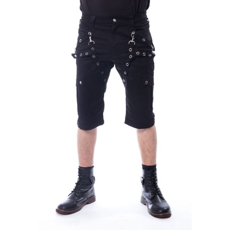Short Gothic de Poizen Industries - MUNICH - Short Noir Himme - 30 à 36 - pour Homme - noir - Poizen Industries