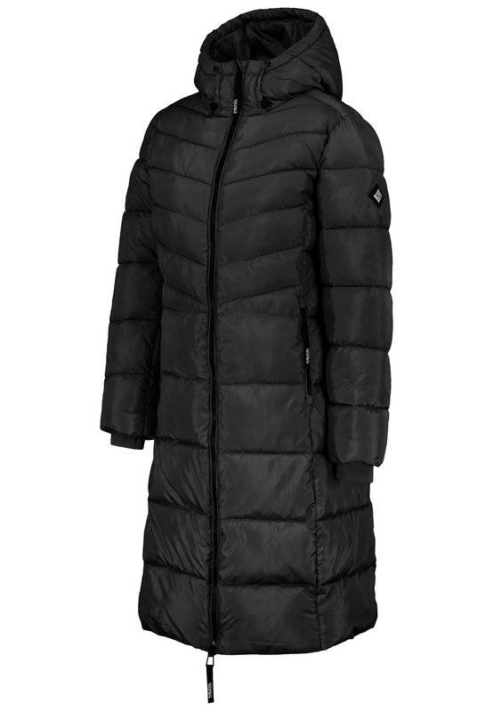 Manteau d'hiver  de Sublevel - LONG PUFFER COAT - S à XXL - pour Femme - noir - Sublevel - View 2