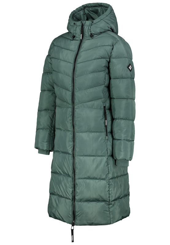 Manteau d'hiver  de Sublevel - LONG PUFFER COAT - S à XXL - pour Femme - vert - Sublevel - View 2