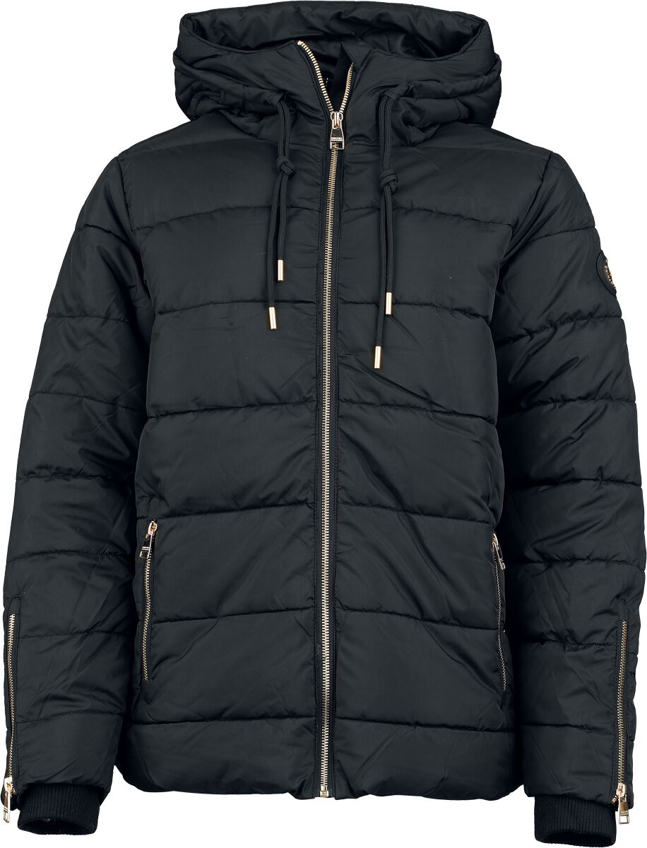 Manteau d'hiver  de Sublevel - Veste Matelassée avec Zip Doré - M à XL - pour Femme - noir - Sublevel