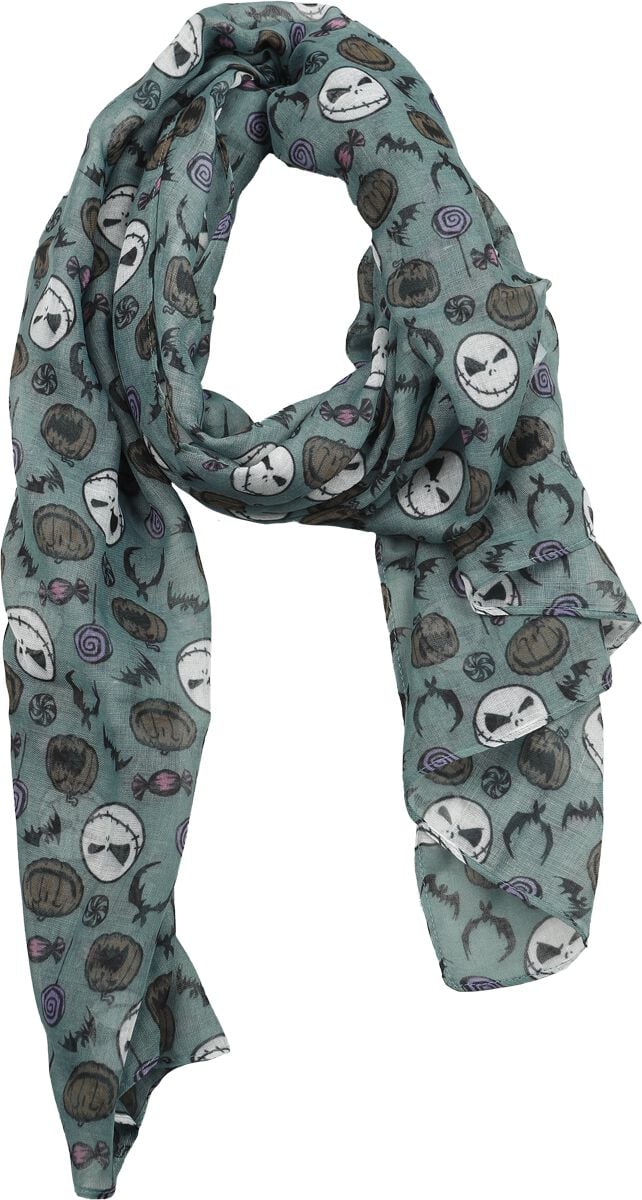 Foulard Disney de L'Étrange Noël De Monsieur Jack - Jack & Sweets - pour Femme - multicolore - L'Étrange Noël De Monsieur Jack