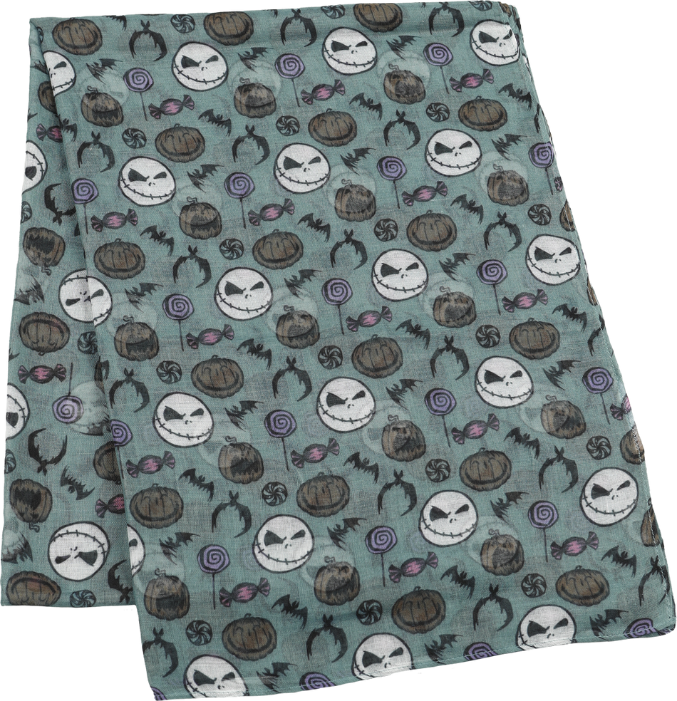 Foulard Disney de L'Étrange Noël De Monsieur Jack - Jack & Sweets - pour Femme - multicolore - L'Étrange Noël De Monsieur Jack - View 2
