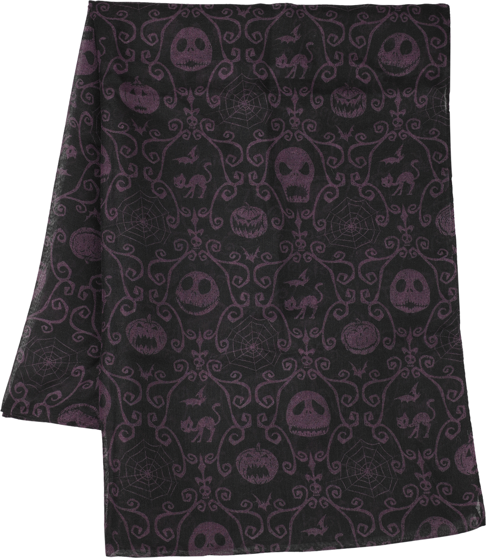 Foulard Disney de L'Étrange Noël De Monsieur Jack - Lilac Jack - pour Femme - multicolore - L'Étrange Noël De Monsieur Jack - View 2