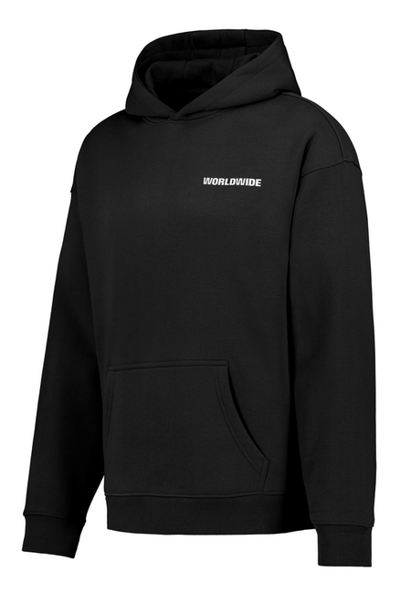 Sweat-shirt à capuche  de Sublevel - OVERSIZE SWEAT HOODIE WITH FRONT AND BACK PRINT - S à XXL - pour Homme - noir - Sublevel - View 2