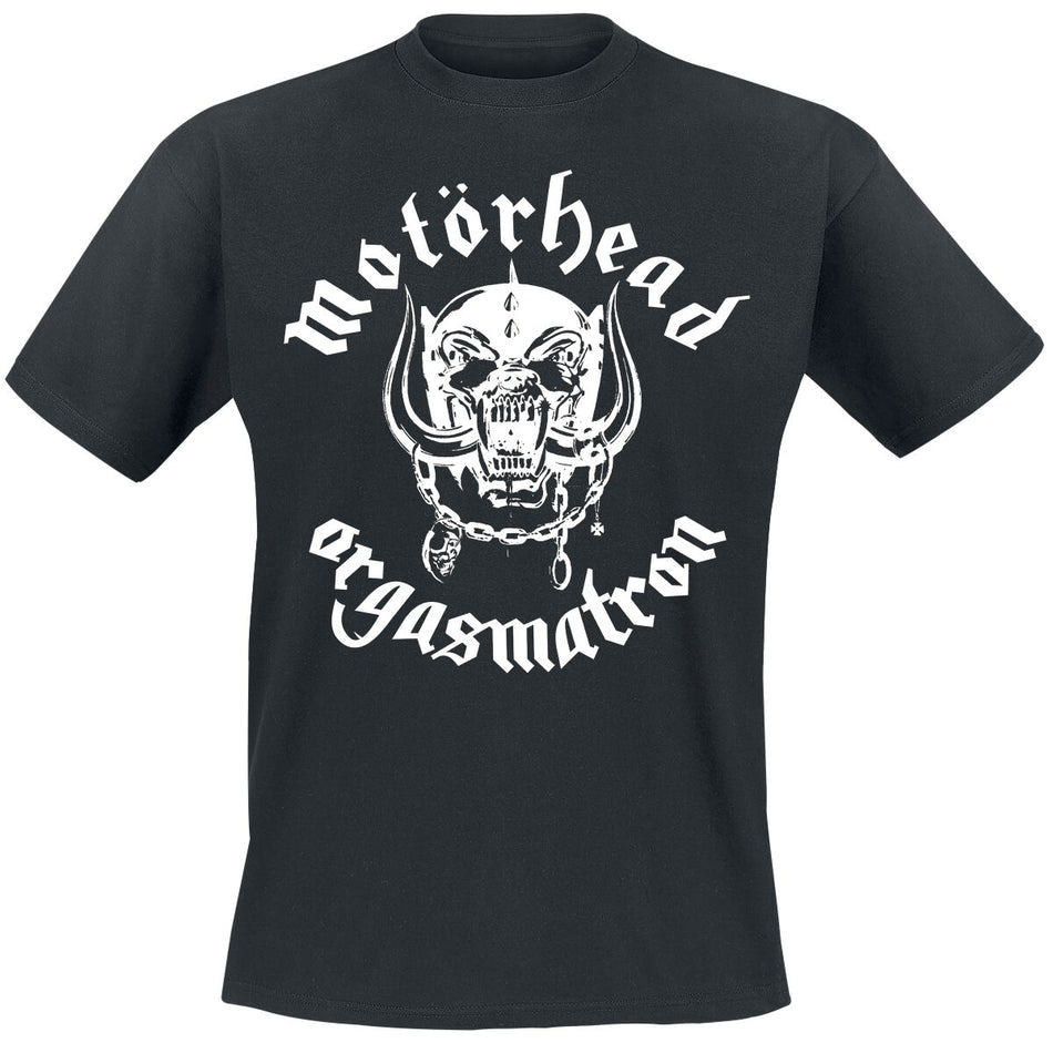 T-Shirt Manches courtes  de Motörhead - Orgasmatron Lyric - M à XL - pour Homme - noir - Motörhead