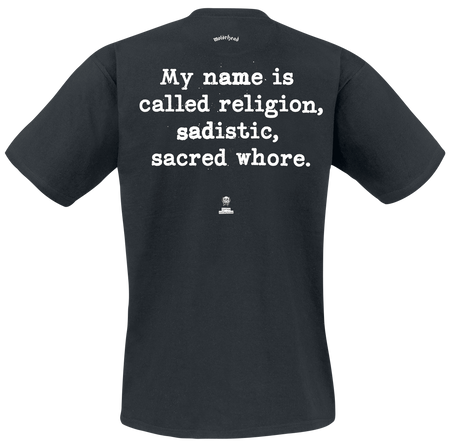 T-Shirt Manches courtes  de Motörhead - Orgasmatron Lyric - M à XL - pour Homme - noir - Motörhead - View 2