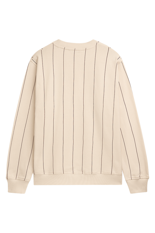 Sweat-shirt  de Unfair Athletics - Pull classique à rayures fines – crème - S à 3XL - pour Homme - beige - UNFAIR ATHLETICS - View 2