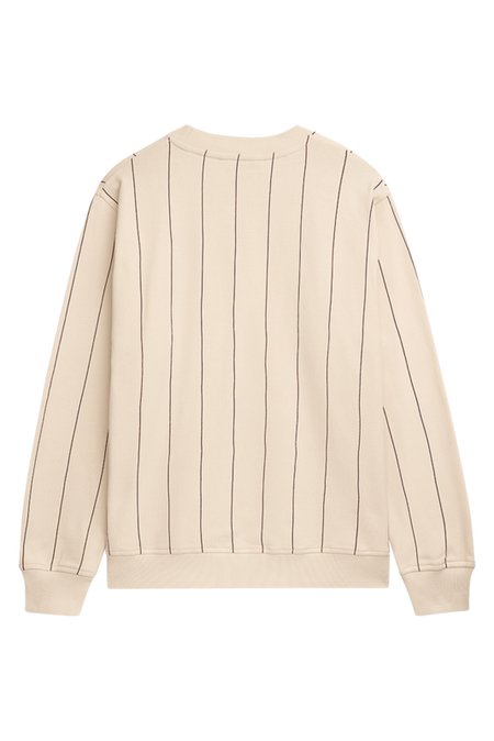 Sweat-shirt  de Unfair Athletics - Pull classique à rayures fines – crème - S à 3XL - pour Homme - beige - UNFAIR ATHLETICS - View 2